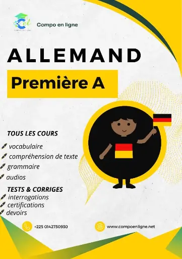 ALLEMAND Classe de Première A